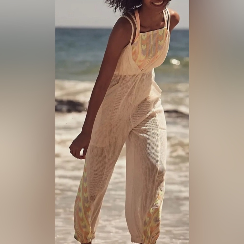 Free People Movement NWOT Morning Rise Jumpsuit, size small